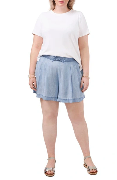 Vince Camuto Crewneck T-shirt In Ultra White