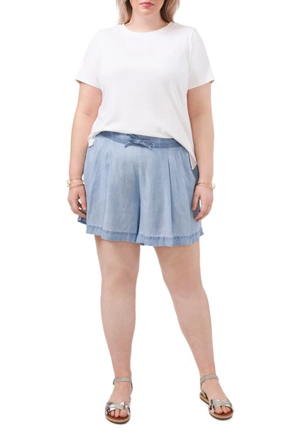Vince Camuto Crewneck T-shirt In Ultra White