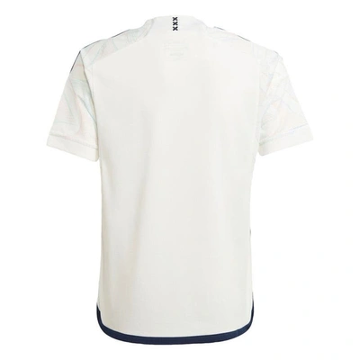 Shop Adidas Originals Youth Adidas White Ajax 2023/24 Away Replica Jersey