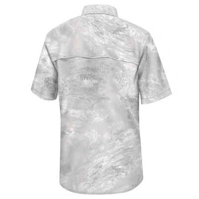 Shop Colosseum White Indiana Hoosiers Realtree Aspect Charter Full-button Fishing Shirt