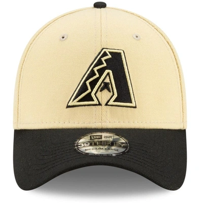 Shop New Era Sand/black Arizona Diamondbacks 2021 City Connect 39thirty Flex Hat In Gold