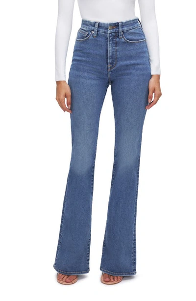 Shop Good American Always Fits Good Classic High Waist Bootcut Jeans In Indigo534