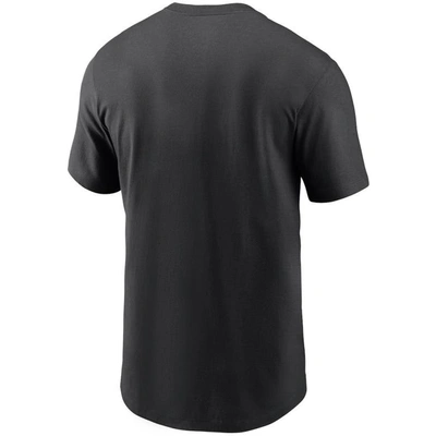 Shop Nike Black Carolina Panthers Team Wordmark T-shirt