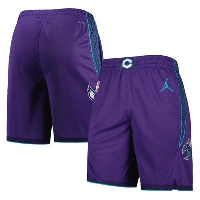 Shop Jordan Brand Purple Charlotte Hornets 2022/2023 Statement Edition Swingman Performance Shorts