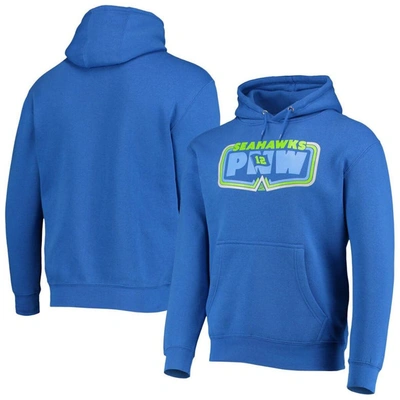 Shop The Great Pnw Royal Seattle Seahawks Decibel Pullover Hoodie
