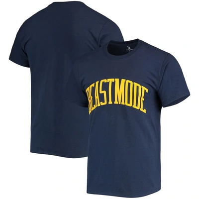 Shop Beast Mode Navy  Collegiate Wordmark T-shirt