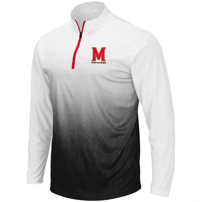 Shop Colosseum Gray Maryland Terrapins Magic Team Logo Quarter-zip Jacket