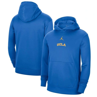 Shop Jordan Brand Blue Ucla Bruins Team Basketball Spotlight Performance Pullover Hoodie
