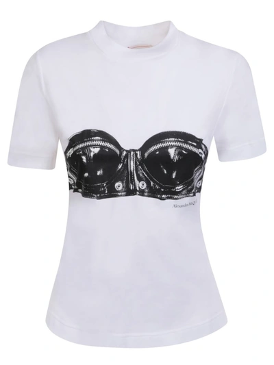 Shop Alexander Mcqueen T-shirts In White