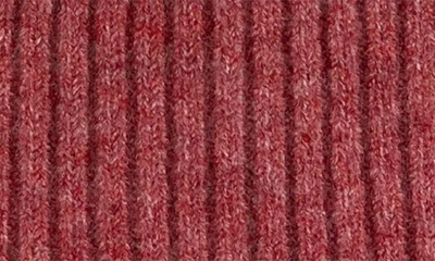 Marcus Adler Flower Faux Fur Pompom Beanie In Pink