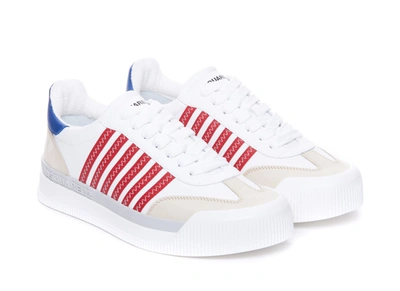 Shop Dsquared2 Sneakers In Bianco