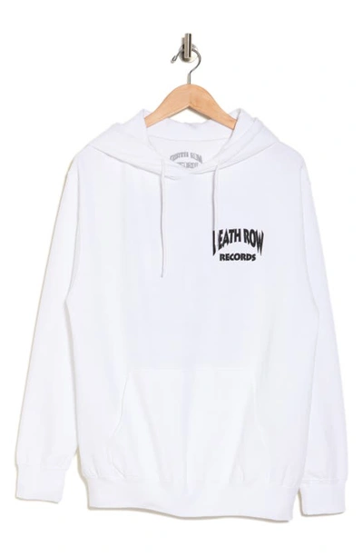 Shop Death Row Records Tha Doggfather Snoop Hoodie In White
