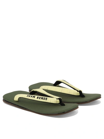 Shop Human Made "" Sandals In Green