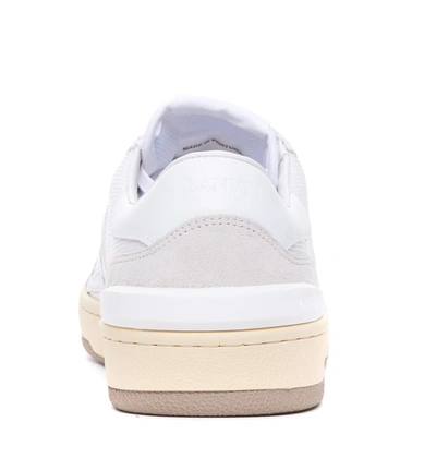 Shop Lanvin Sneakers In Bianco