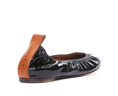 Shop Lanvin Flat Shoes In Black