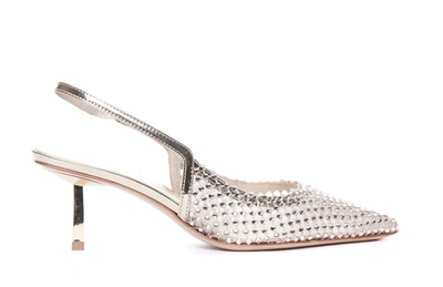 Shop Le Silla With Heel In Silver