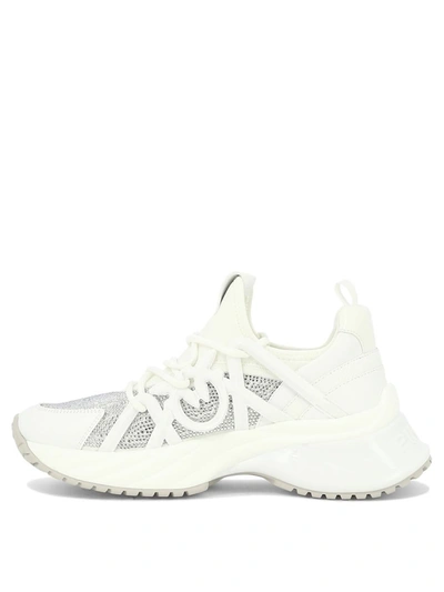 Shop Pinko "ariel" Sneakers In White