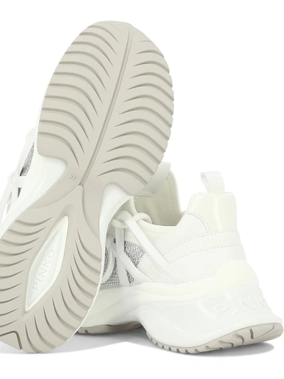 Shop Pinko "ariel" Sneakers In White