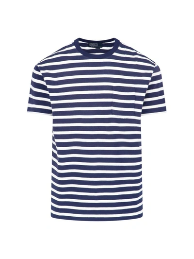Shop Polo Ralph Lauren T-shirts And Polos In Blue