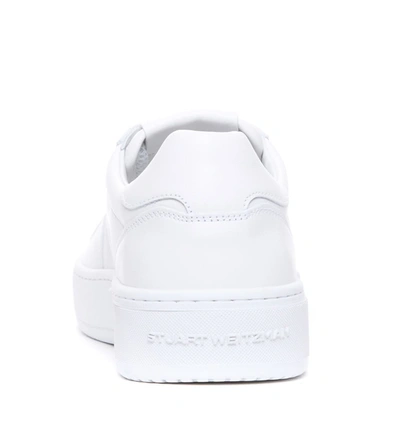 Shop Stuart Weitzman Sneakers In White