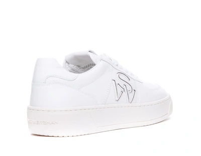 Shop Stuart Weitzman Sneakers In White