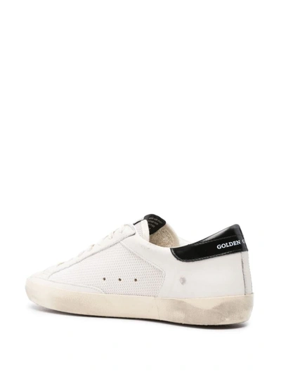 Shop Golden Goose Sneakers In White/pomegranate/black