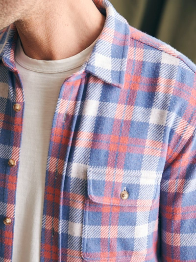 Shop Faherty Legend&trade; Sweater Shirt In Viewpoint Rose Plaid