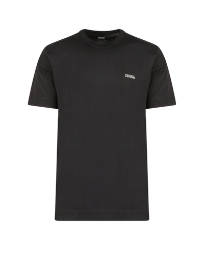 Shop Zegna T-shirt In K09