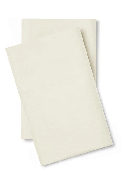 Pg Goods Pillow Gal Luxe Soft & Smooth Pillowcase 2-piece Set In Cream