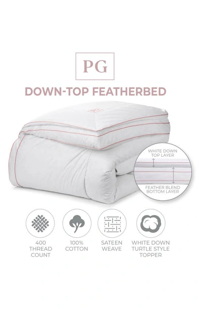 Shop Pg Goods Down Top Feathered Alternative Mattress Pad In White