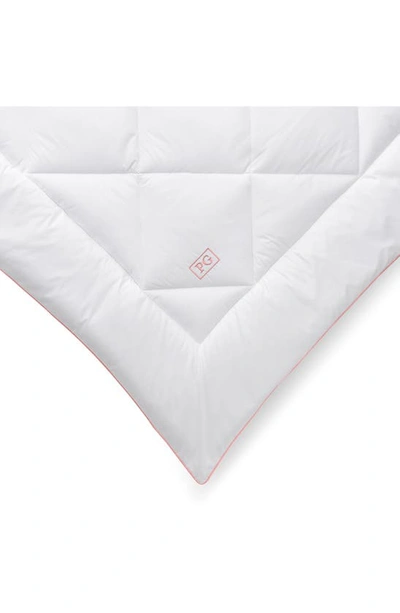 Pg Goods Gel Fiber Down Alternative Mattress Pad In White