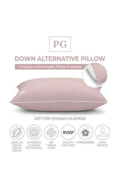 Shop Pg Goods Firm Density Side/back Sleeper Pillow In Pink