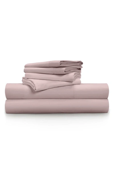 Pg Goods Pillow Gal Luxe Soft & Smooth 6-piece Sheet Set In Pg Pink