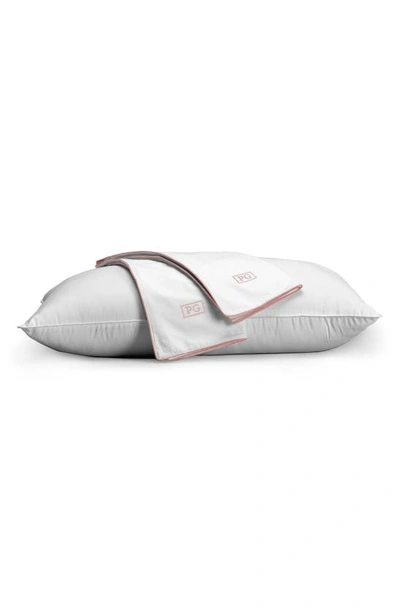 Pg Goods Set Of 2 Cotton Cool Pillow Covers In White