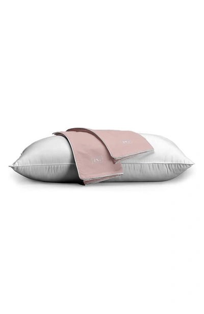 Pg Goods Set Of 2 Cotton Cool Pillow Covers In Pink