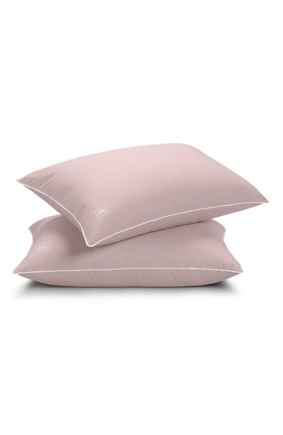 Shop Pg Goods Firm Density Side/back Sleeper Pillow In Pink