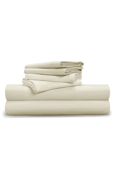 Shop Pg Goods Classic Cool & Crisp Cotton Pillow Case 2-piece Set In Cream