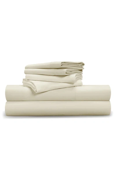 Pg Goods Pillow Gal Classic Cool & Crisp Cotton Pillow Case 2-piece Set In Cream