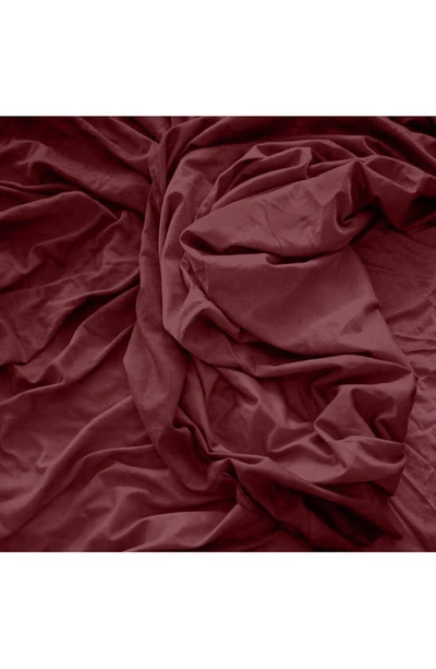 Pg Goods Pillow Gal Classic Cool Crisp & Cotton Duvet & Pillow Sham 3-piece Set In Plum