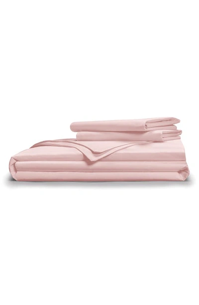 Pg Goods Pillow Gal Classic Cool Crisp & Cotton Duvet & Pillow Sham 3-piece Set In Light Pink