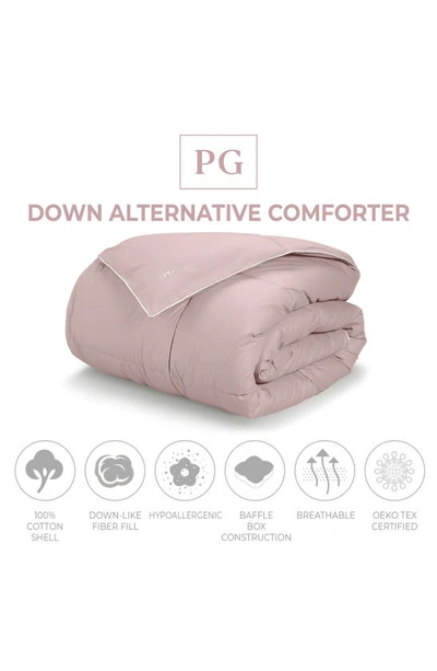 Shop Pg Goods All Season Gel Fiber Down Alternative Comforter In Pink