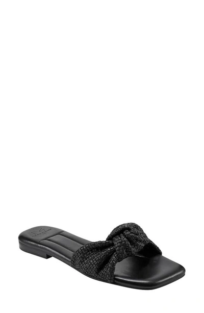 Shop Marc Fisher Ltd Marlon Slide Sandal In Black 001