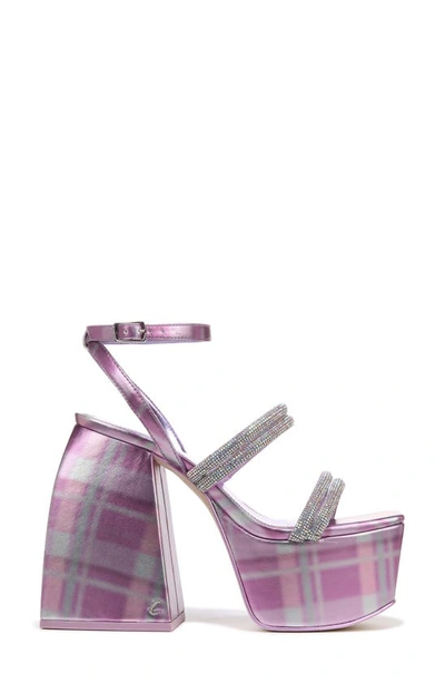 Shop Circus Ny By Sam Edelman Mila Jewel Ankle Strap Platform Sandal In Orchid Haze