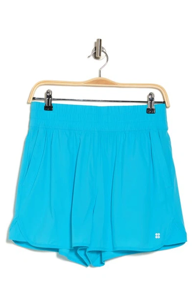 Shop Sweaty Betty Training Shorts In Seaglass Blue
