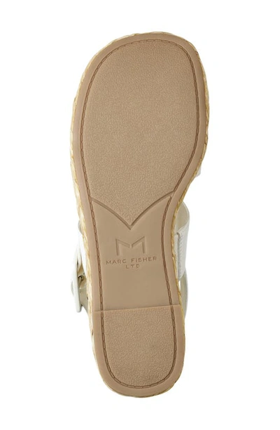 Shop Marc Fisher Ltd Patryce Platform Wedge Sandal In Ivory