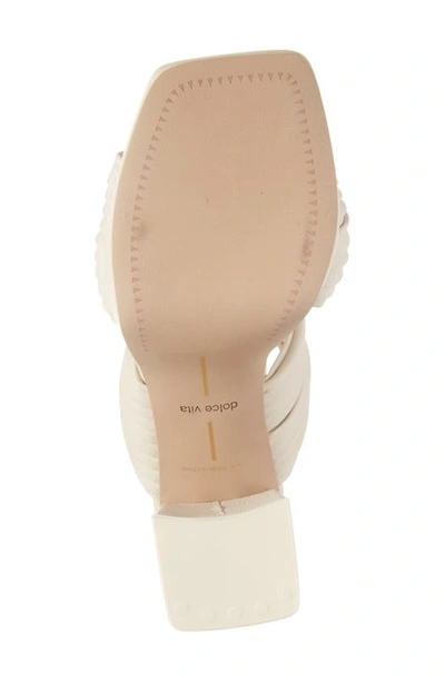 Shop Dolce Vita Altin Platform Slide Sandal In Ivory Stella