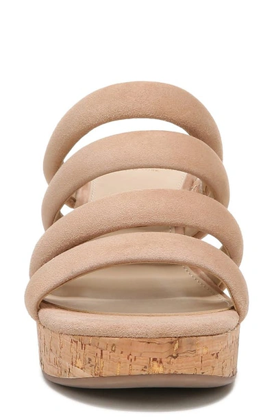 Shop Sam Edelman Yuki Platform Wedge Sandal In Golden Caramel