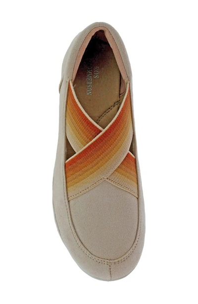 Shop Ros Hommerson Clever Loafer In Beige Textile Combo