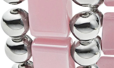 Lagos Smart Caviar Pink Ceramic Apple Watch Bracelet, 42-44mm - Exclusive In Caviar Pink
