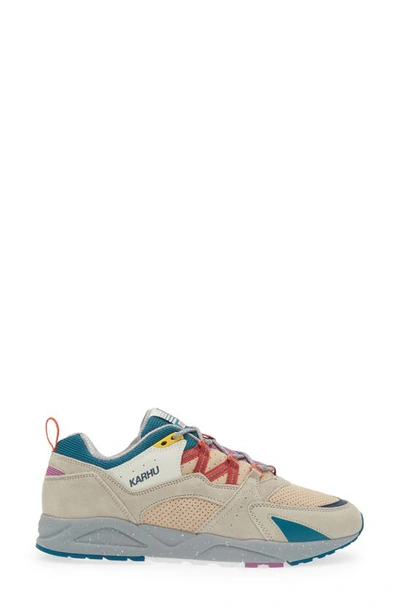 Shop Karhu Gender Inclusive Fusion 2.0 Sneaker In Silver Lining / Mineral Red